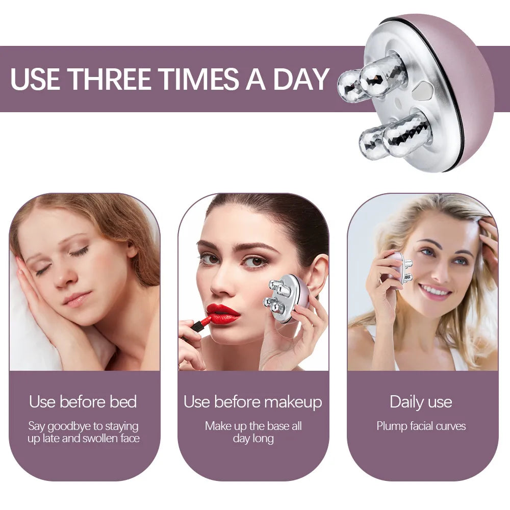Spa-Style EMS Roller for Youthful Lift