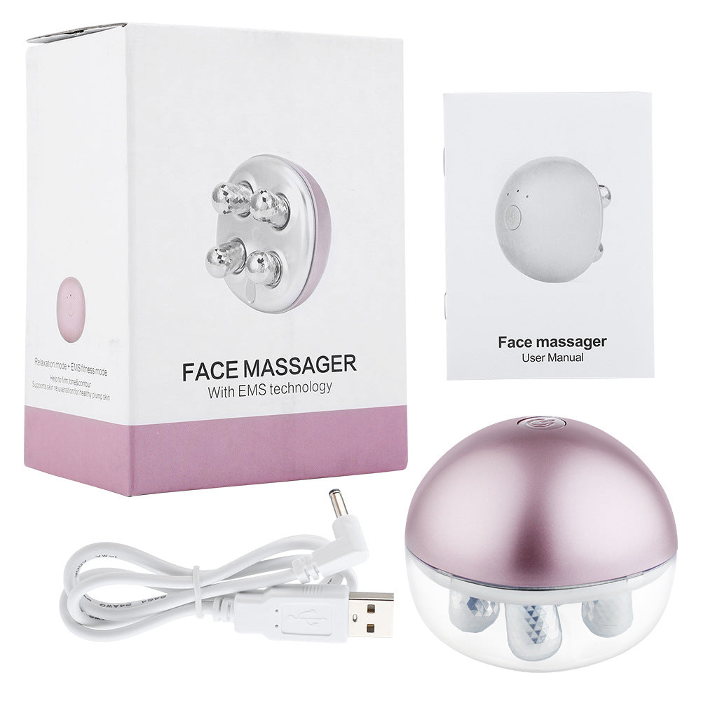Spa-Style EMS Roller for Youthful Lift